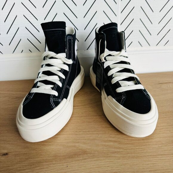 Converse Chuck Taylor All Star Cruise HI 9 Men Unisex Casual Shoes Black A04689C - Picture 3 of 10